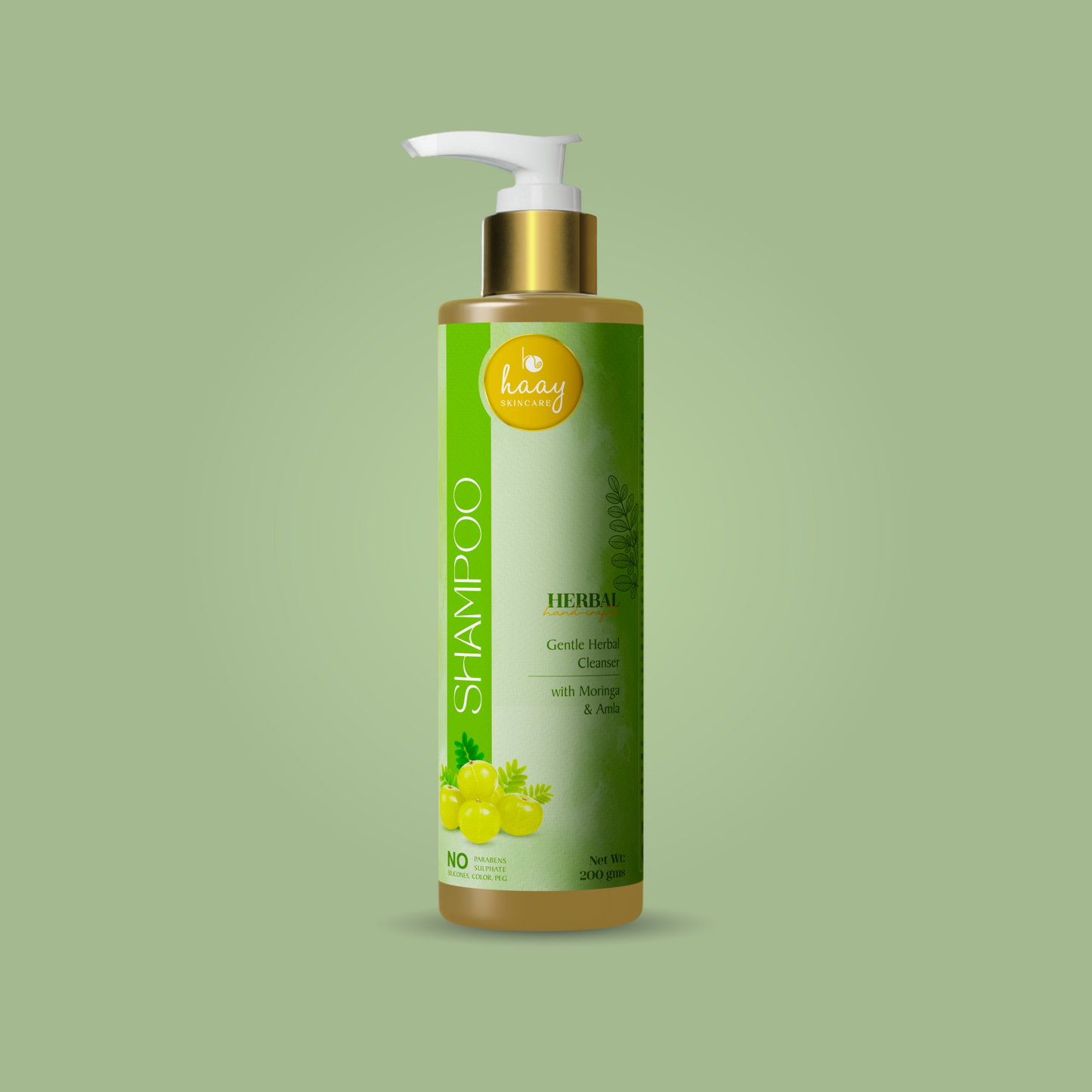 Herbal Hair Shampoo Product Packaging Photo
