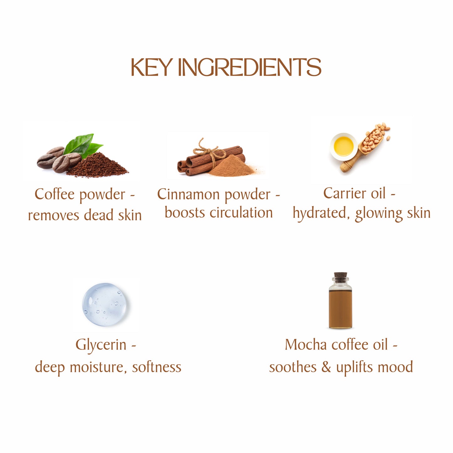 Scrub Coffee with Coffee and Sugar Crystals