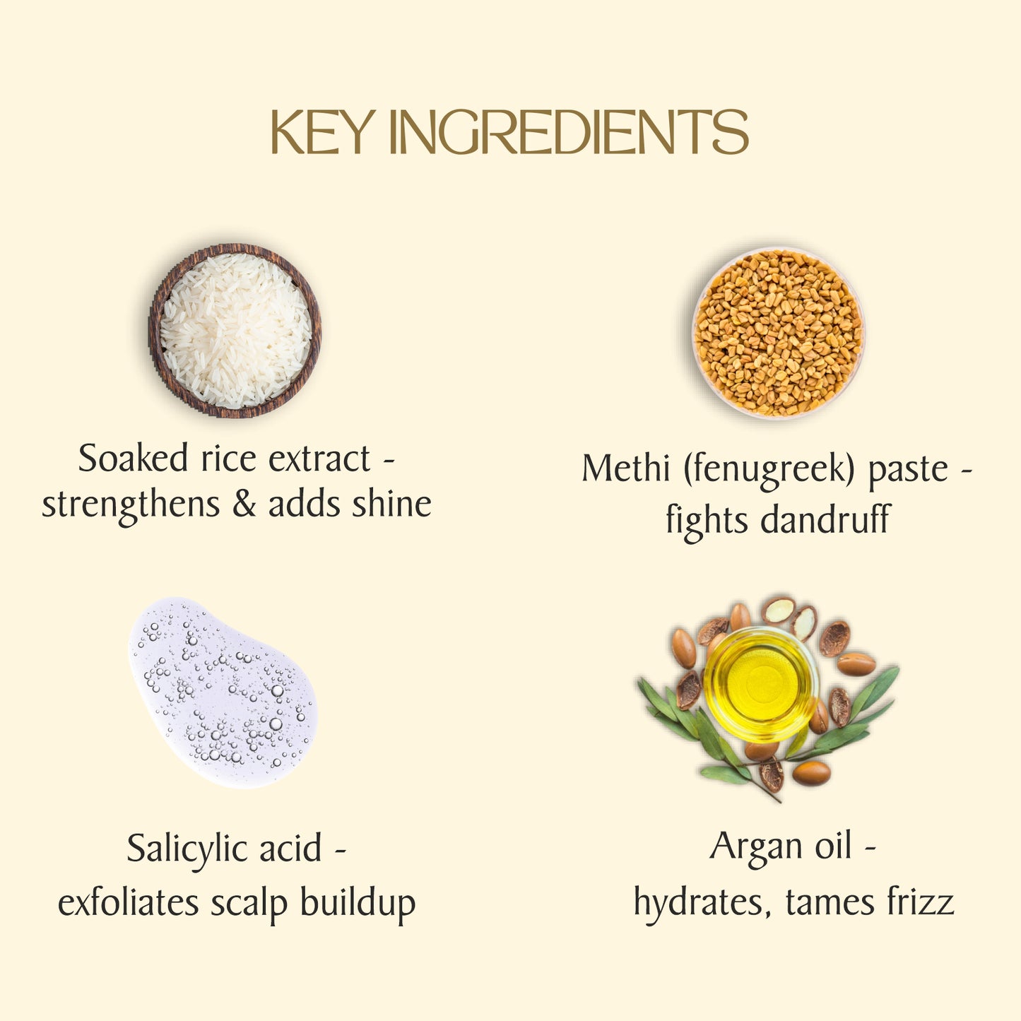 Rice Shine Shampoo Natural Ingredients Photo