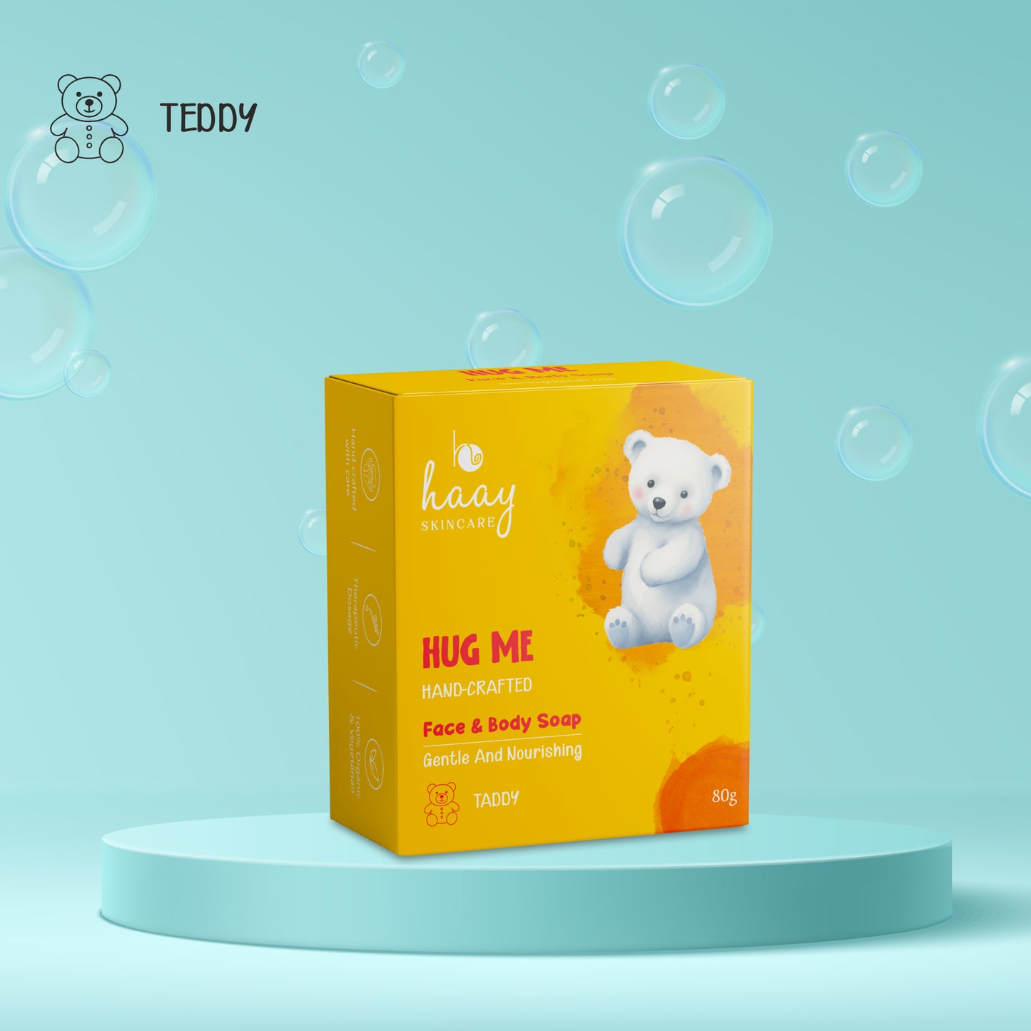 Teddy Hug Me Face And Body Soap Box