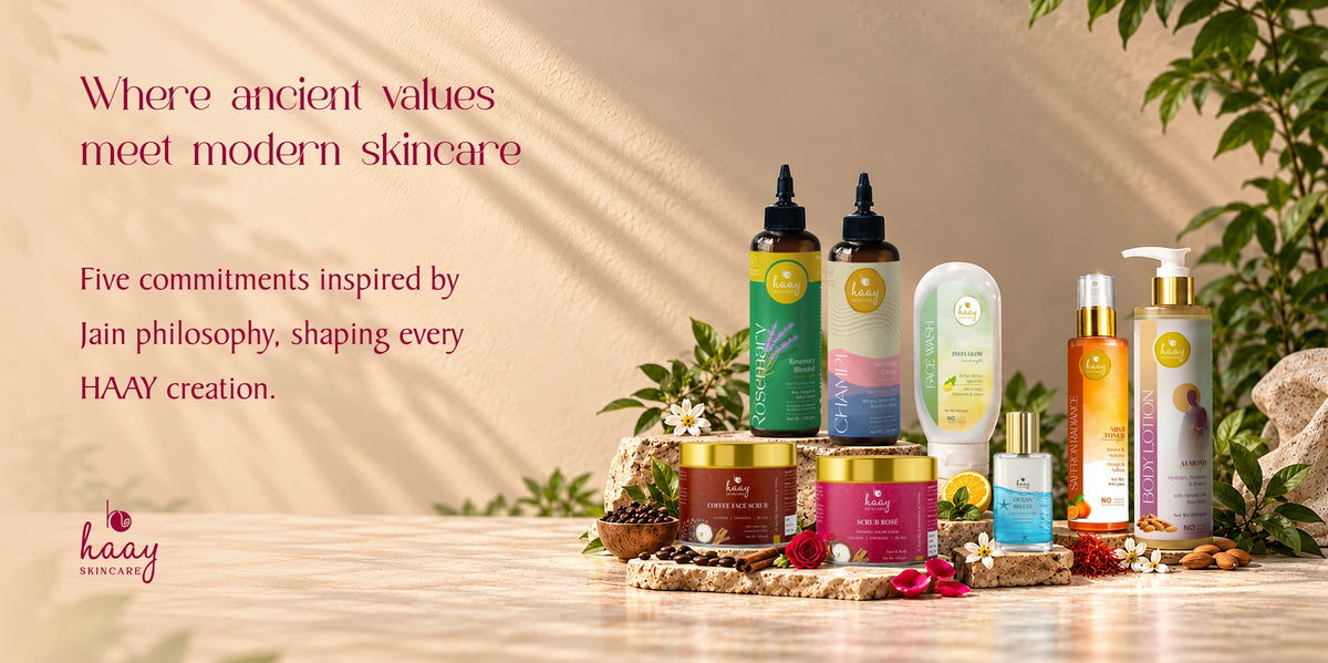 Haay Skincare Pancha Sankalp: Five Jain-Inspired Commitments to Conscious Beauty