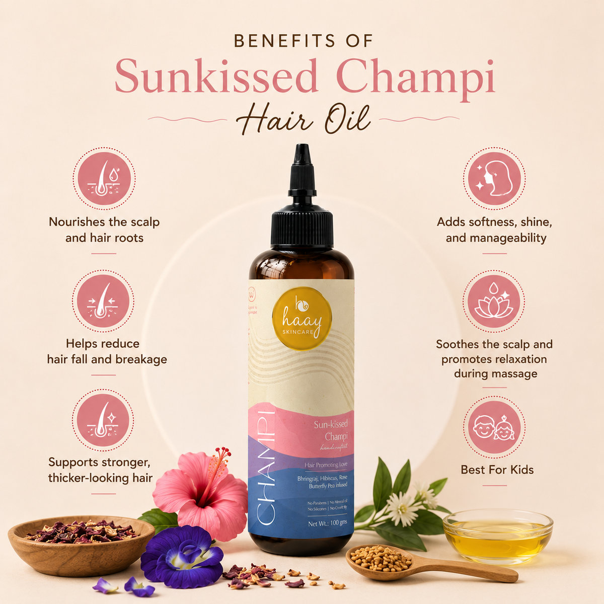 Sunkissed Champi Hair Oil
