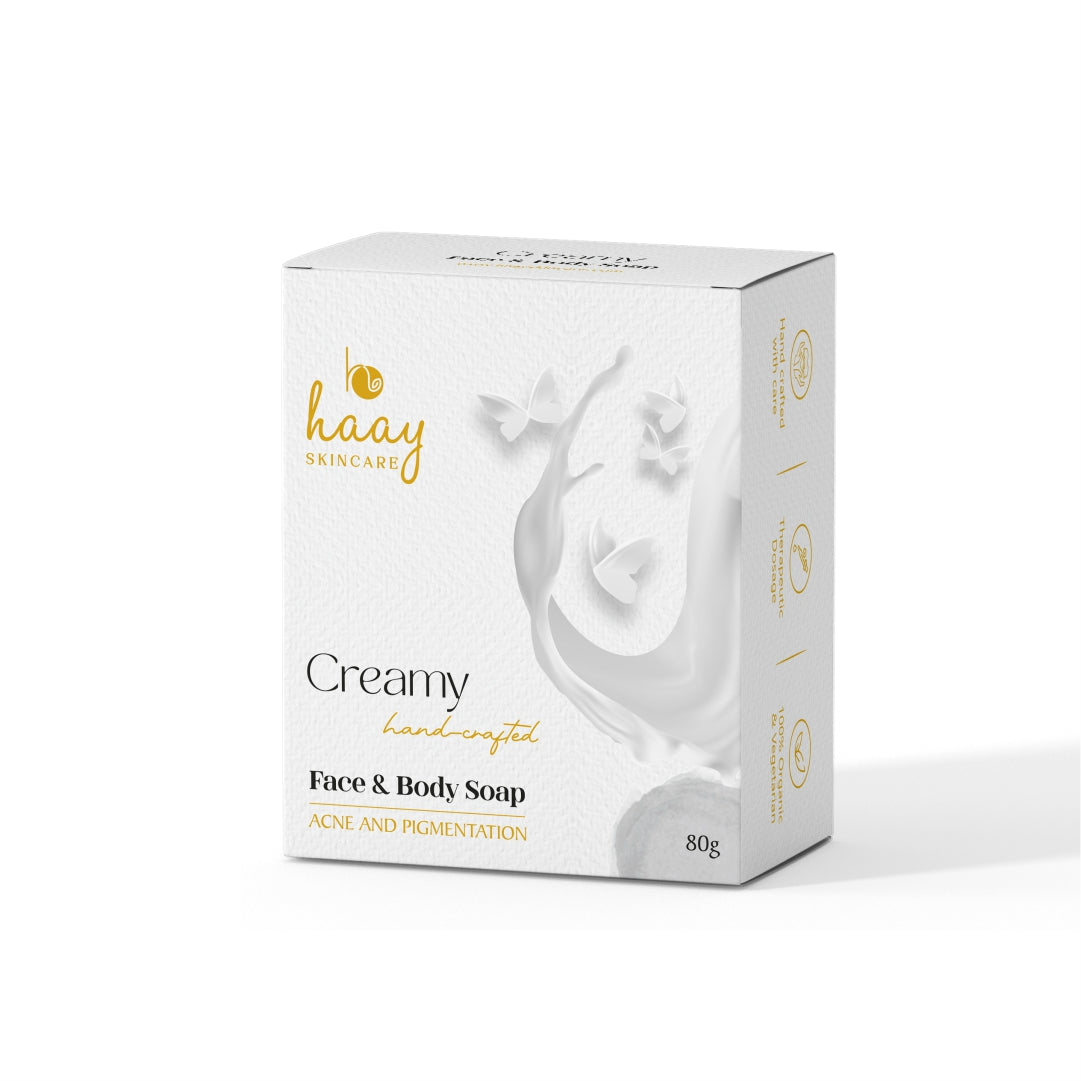 Creamy Face and Body Soap Front View