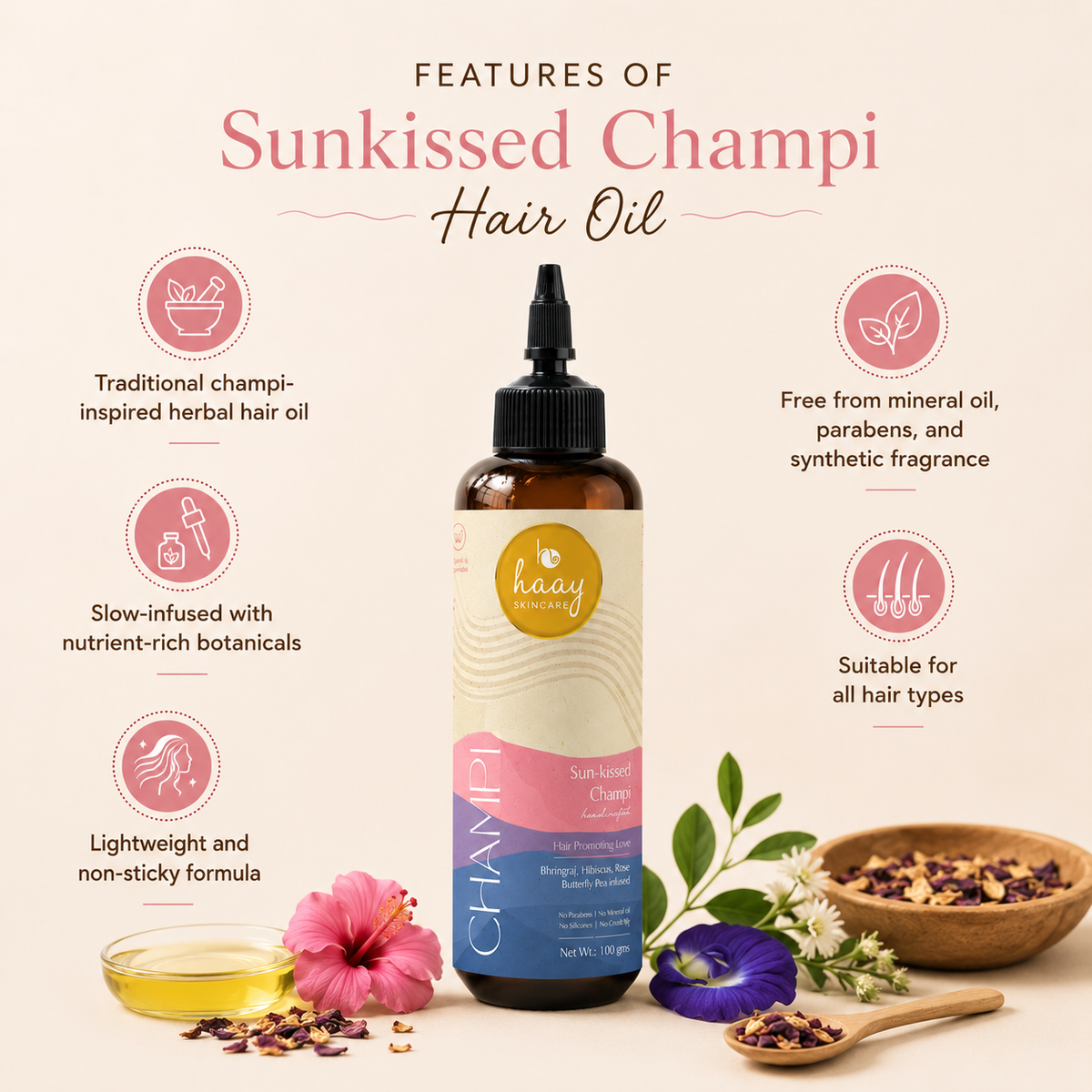 Sunkissed Champi Hair Oil