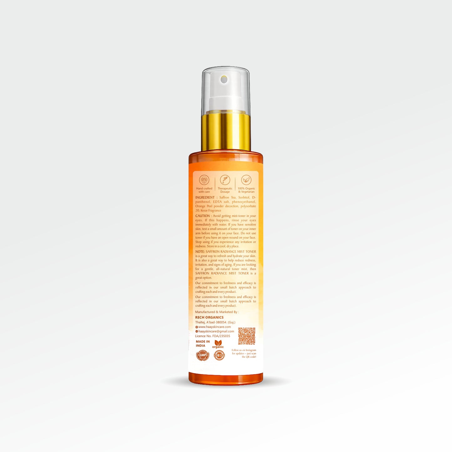 Saffron Radiance Toner