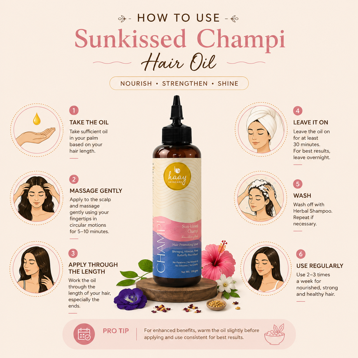 Sunkissed Champi Hair Oil
