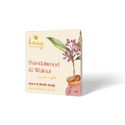 Sandalwood & Walnut - Face & Body Soap