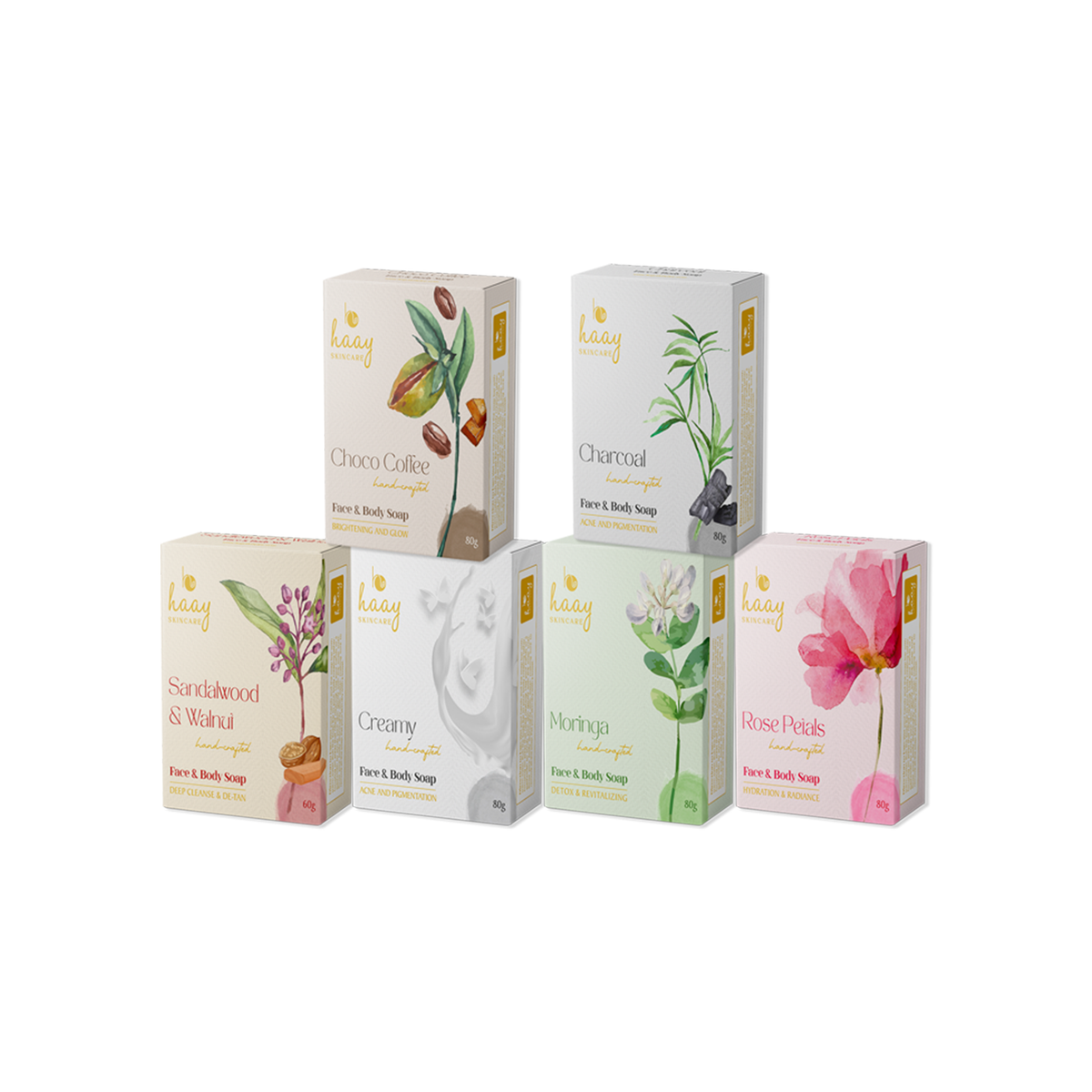 Buy 5 Get 1 Free - Handcrafted Soap Bundle