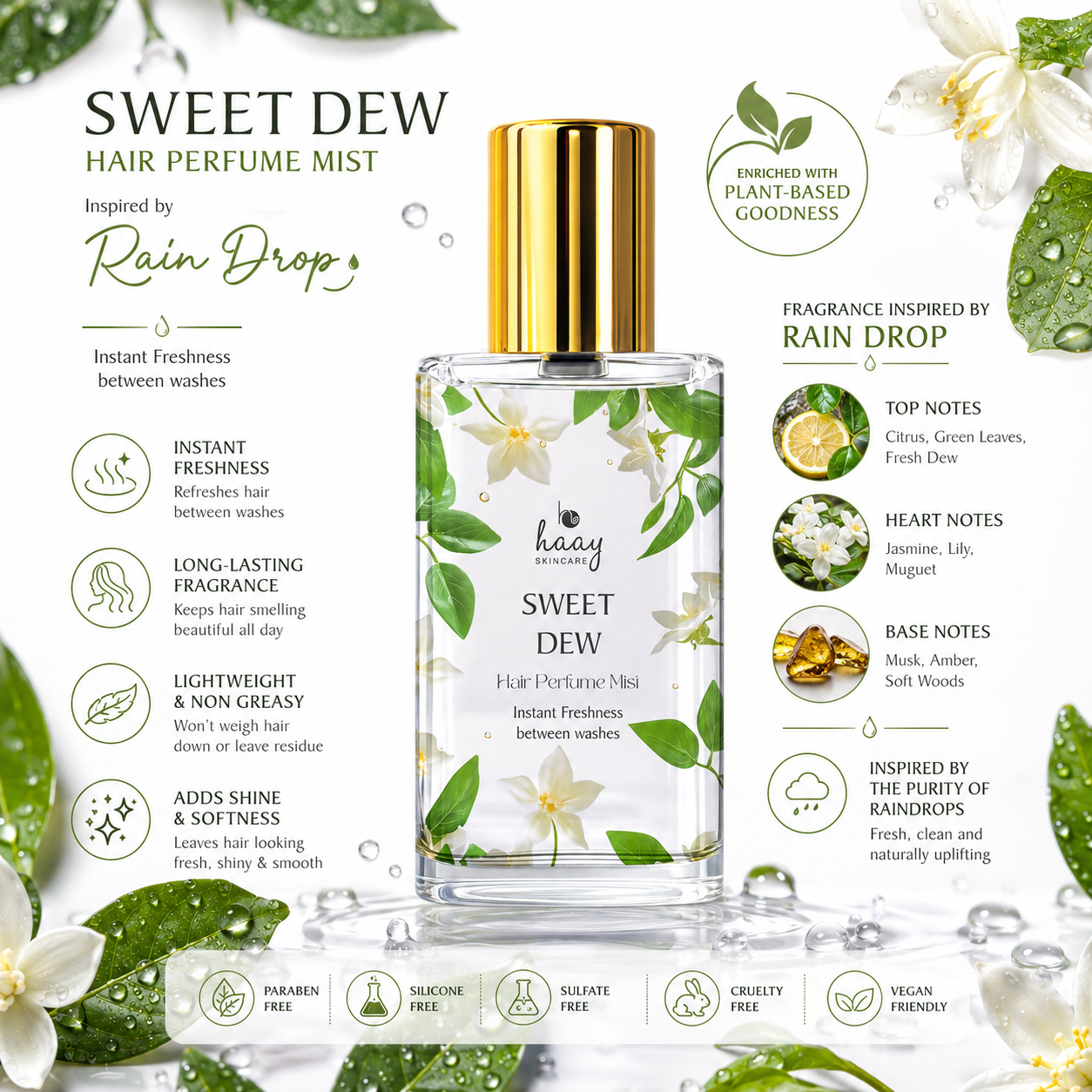 Hair Mist Perfume | Hair Veil - Sweet Dew