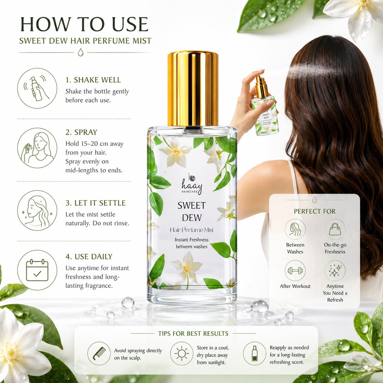 Hair Mist Perfume | Hair Veil - Sweet Dew