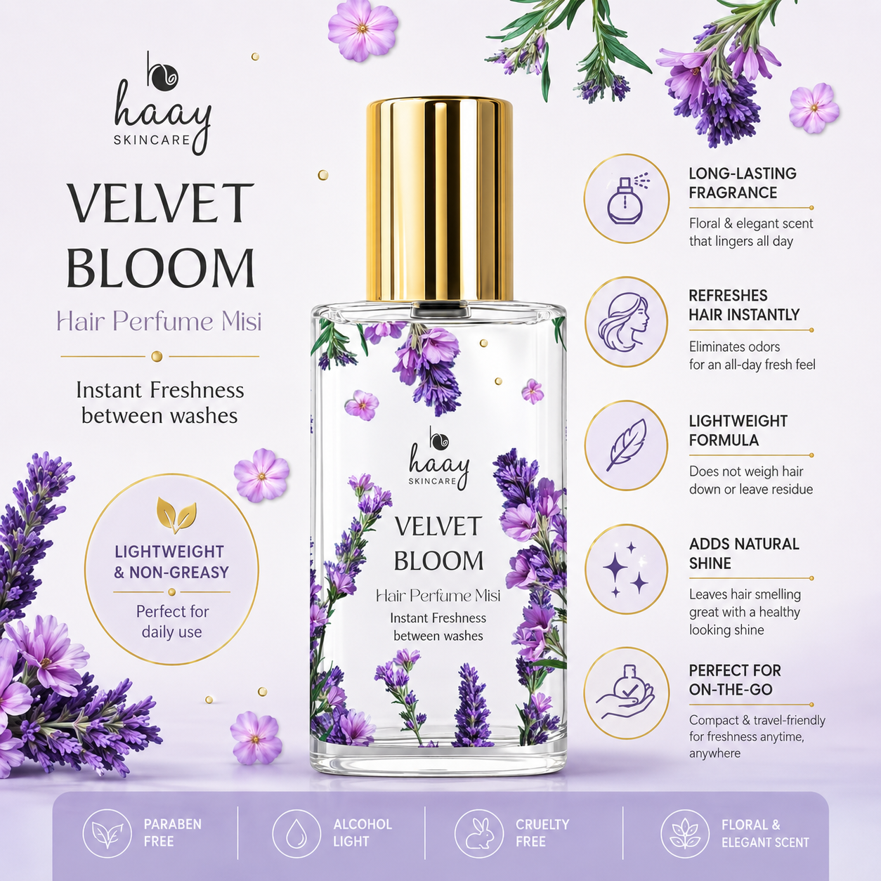 Hair Perfume Mist | Hair Veil - Velvet Bloom